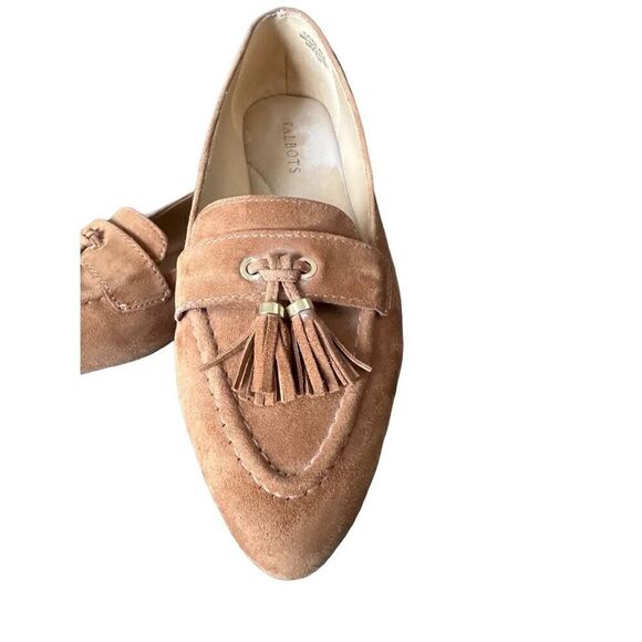 TALBOTS Francesca Amber Suede Driving Flats Loafers women’s Size 7 1/2 - Picture 2 of 14